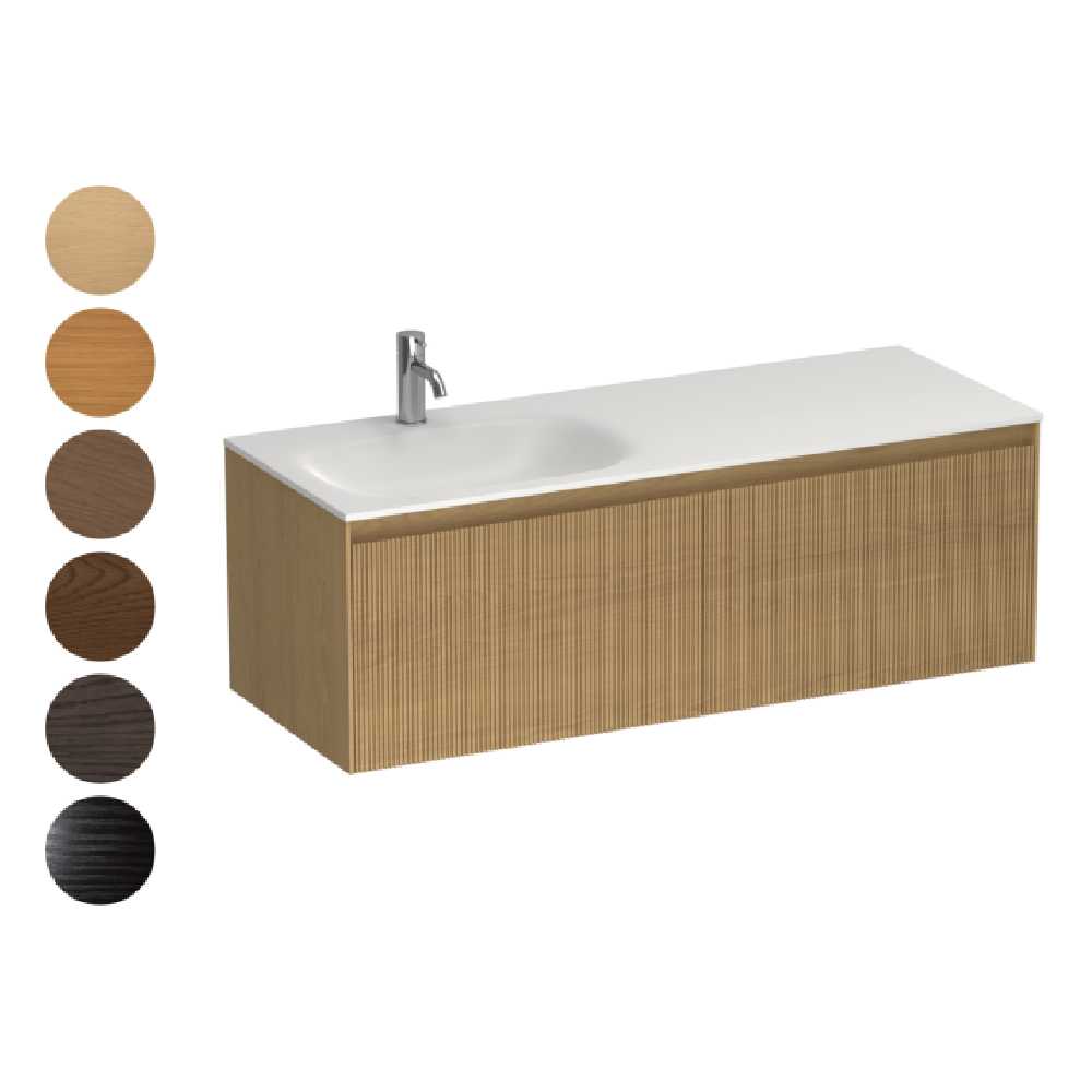 Strata Spio 1200 2 Drawer Vanity Left Basin