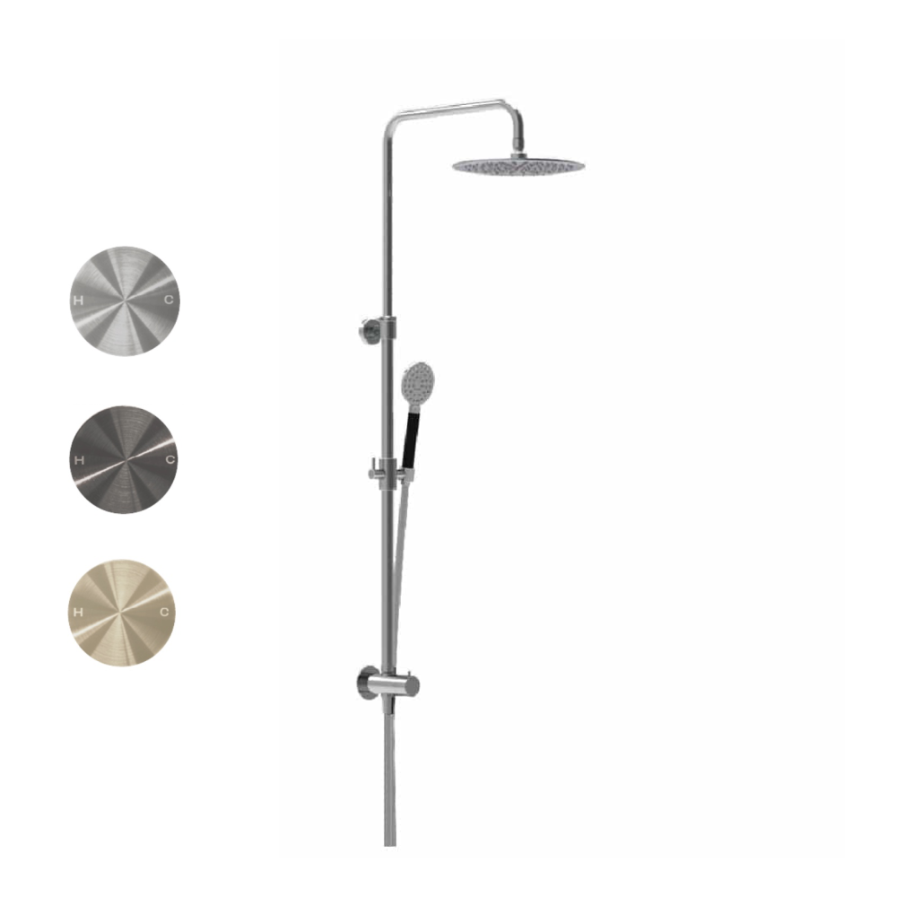 Oli 316 Round Column Shower