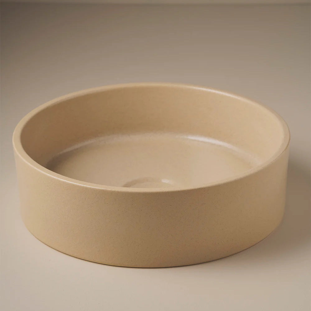 Robert Gordon Clay 400 Round Vessel Basin | Sand