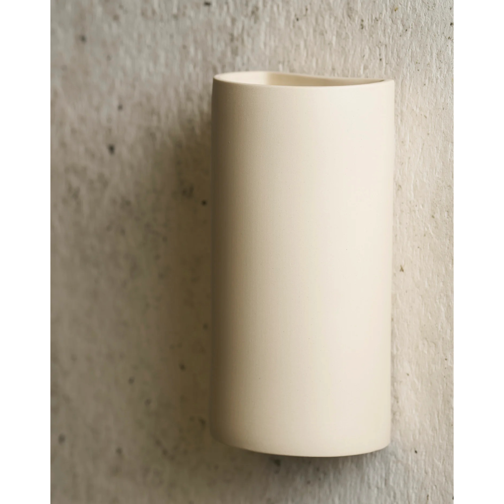 Robert Gordon Cylinder Curved Wall Light | Bone