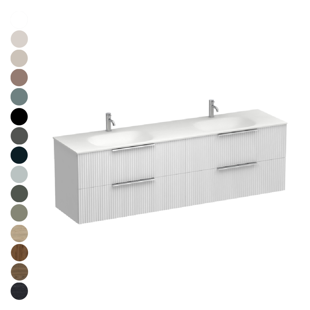 Forma Spio 1800 4 Drawer Vanity Double Basin