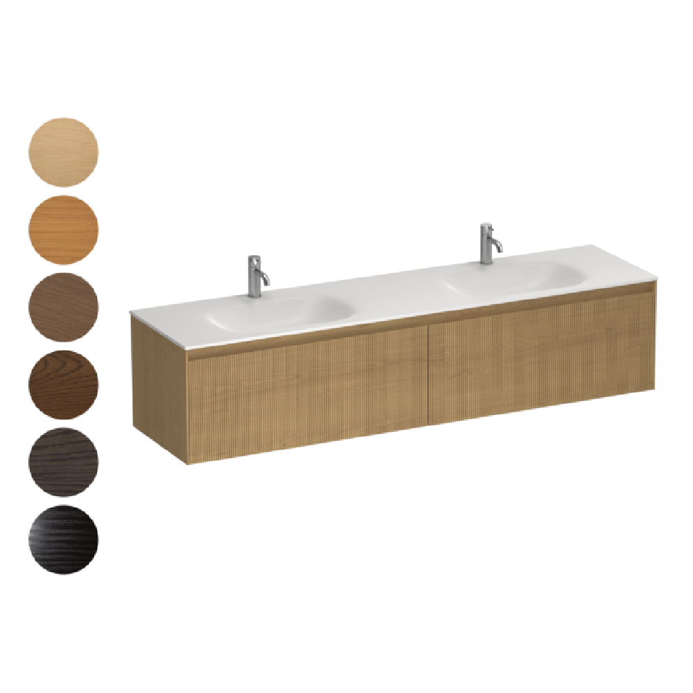 Strata Spio 1800 Double 2 Drawer Vanity