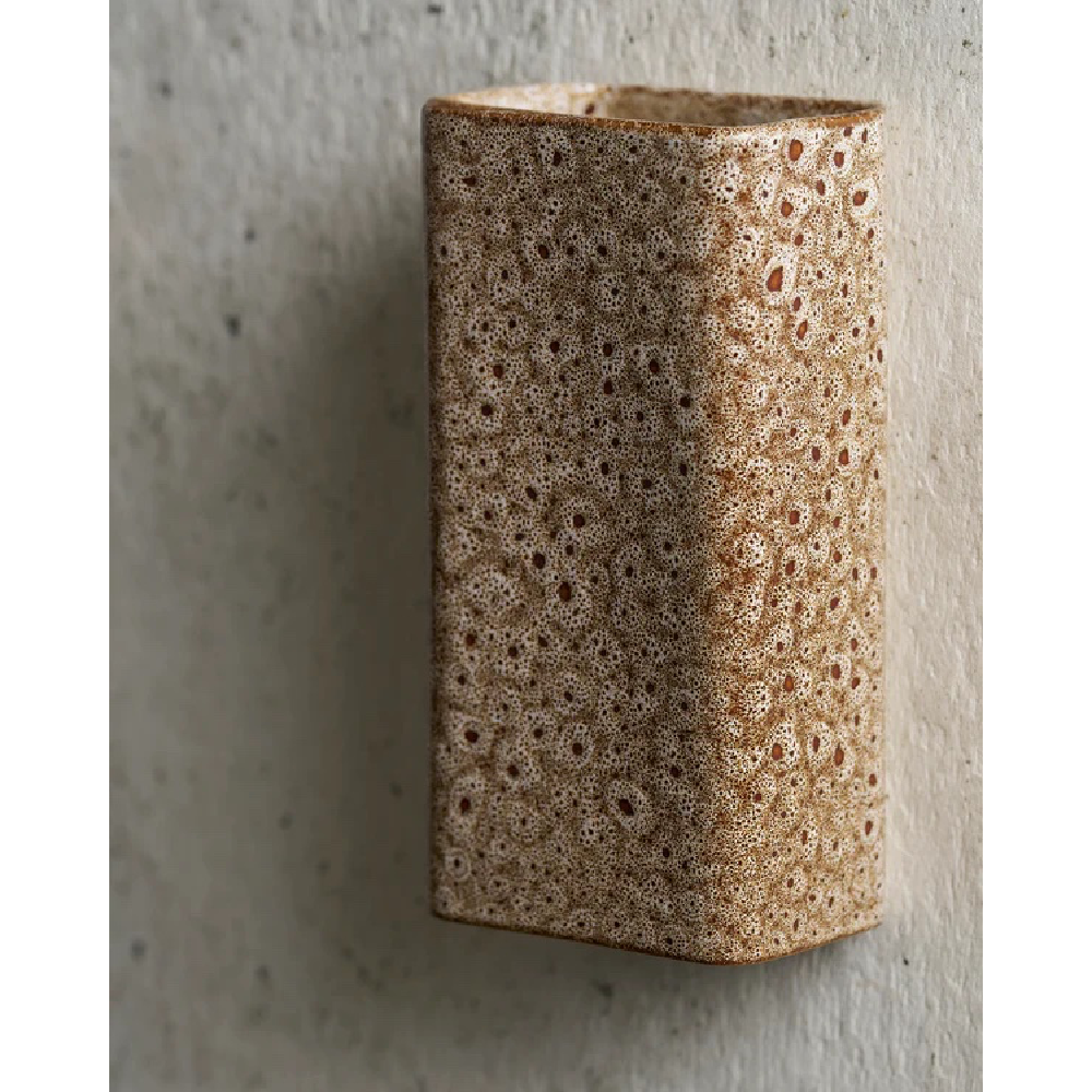 Robert Gordon Square Box Wall Light  | White Ochre