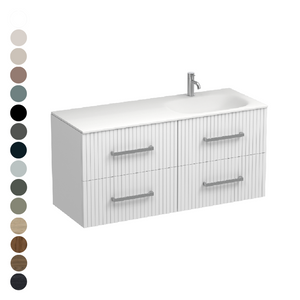 Lima Spio 1200 4 Drawer Vanity Right Basin
