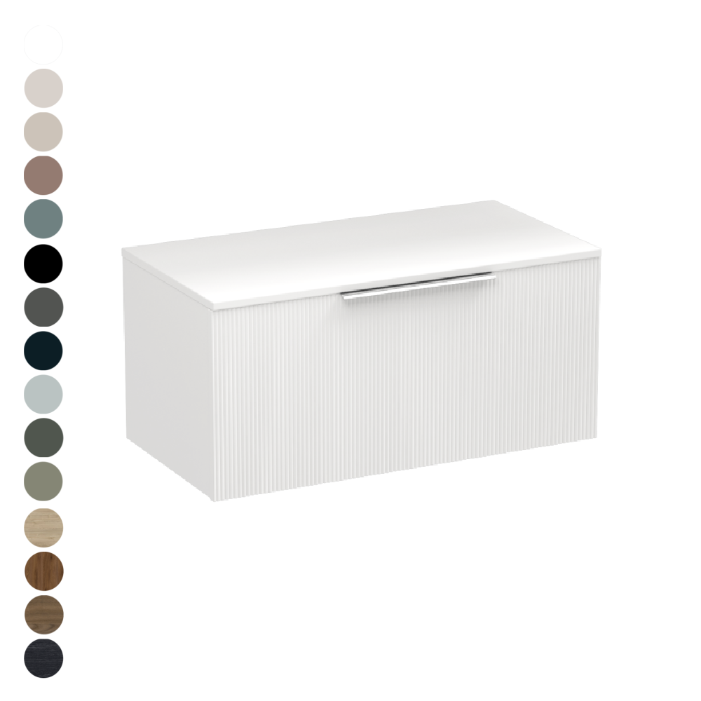 Ava Opaco 900 1 Drawer Vanity