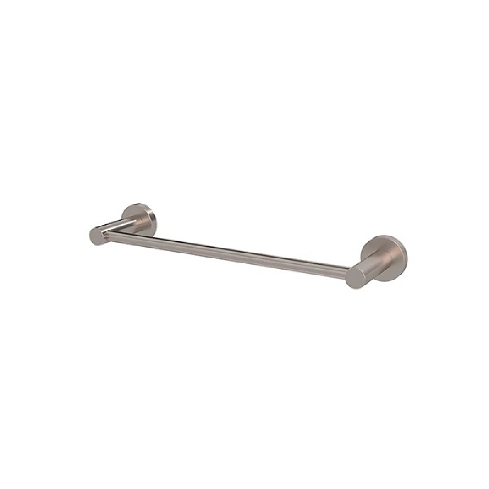 Meir Round Single Towel Rail 300mm | Champagne