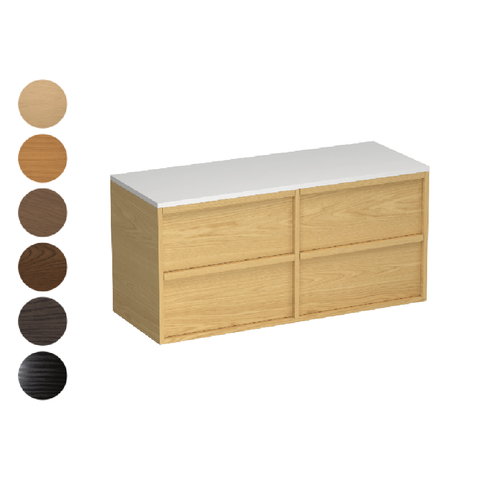 Alma Opaco 1200 4 Drawer Vanity