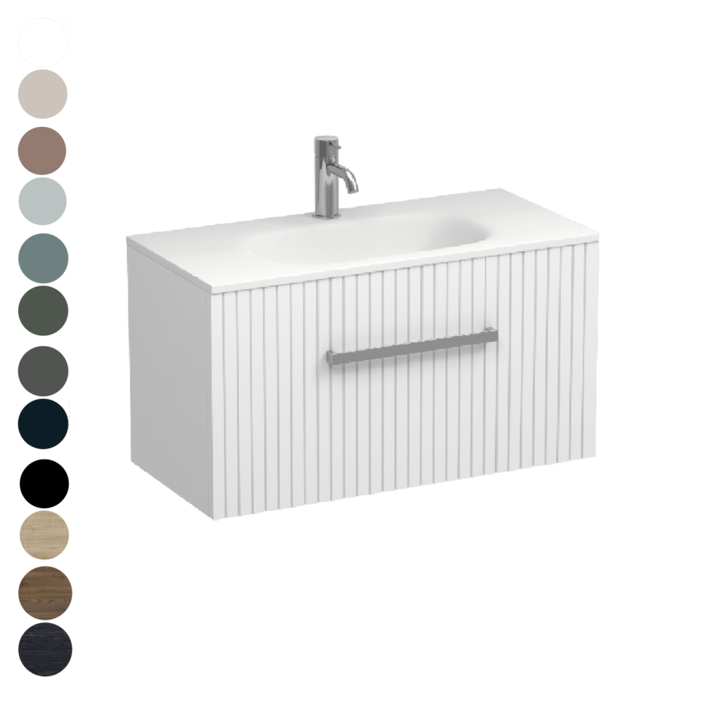 Lima Spio Slim 750 1 Drawer Vanity