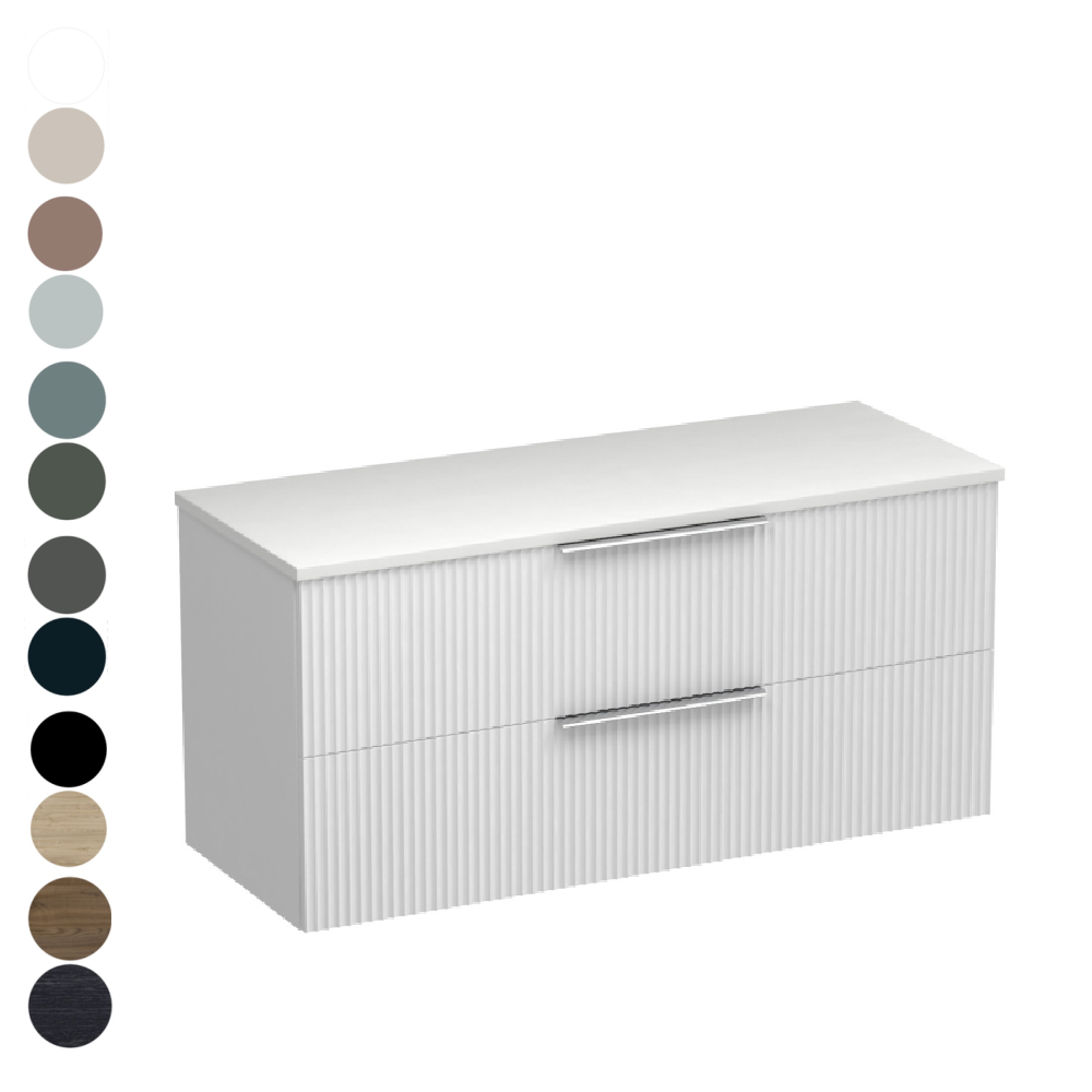 Forma Opaco 1200 2 Drawer Vanity