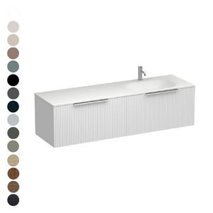Forma Spio 1500 2 Drawer Vanity Right Basin