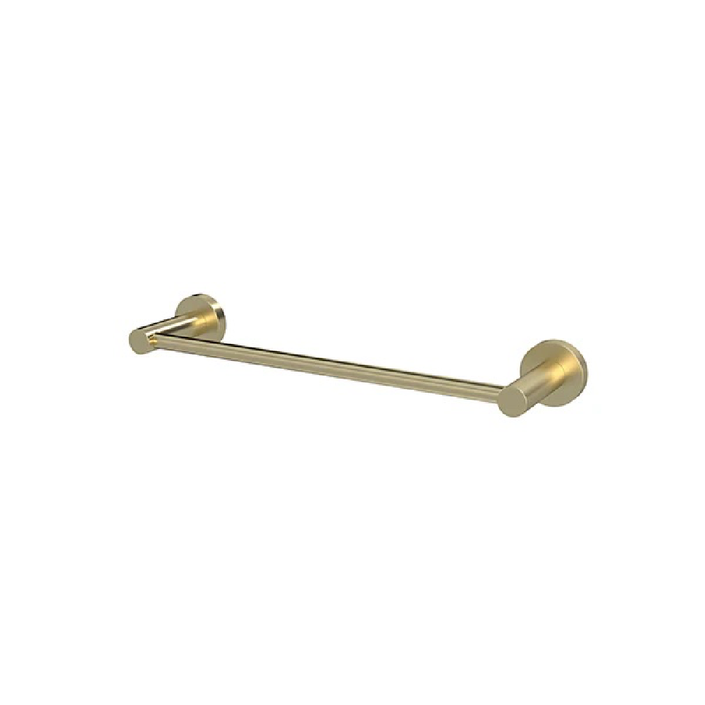 Meir Round Single Towel Rail 300mm | Tiger Bronze