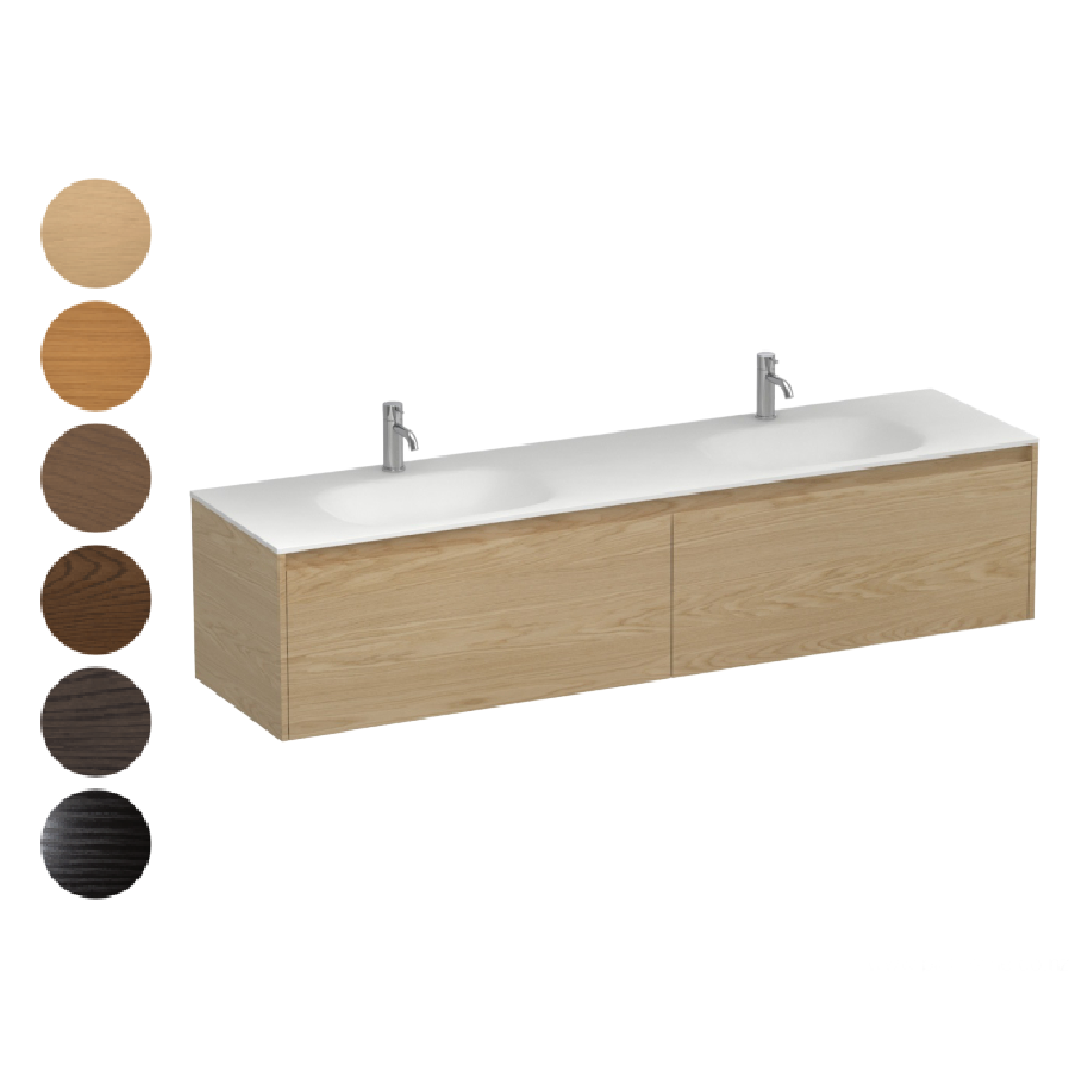 Stanza Spio 1800 2 Drawer Vanity Double Basin
