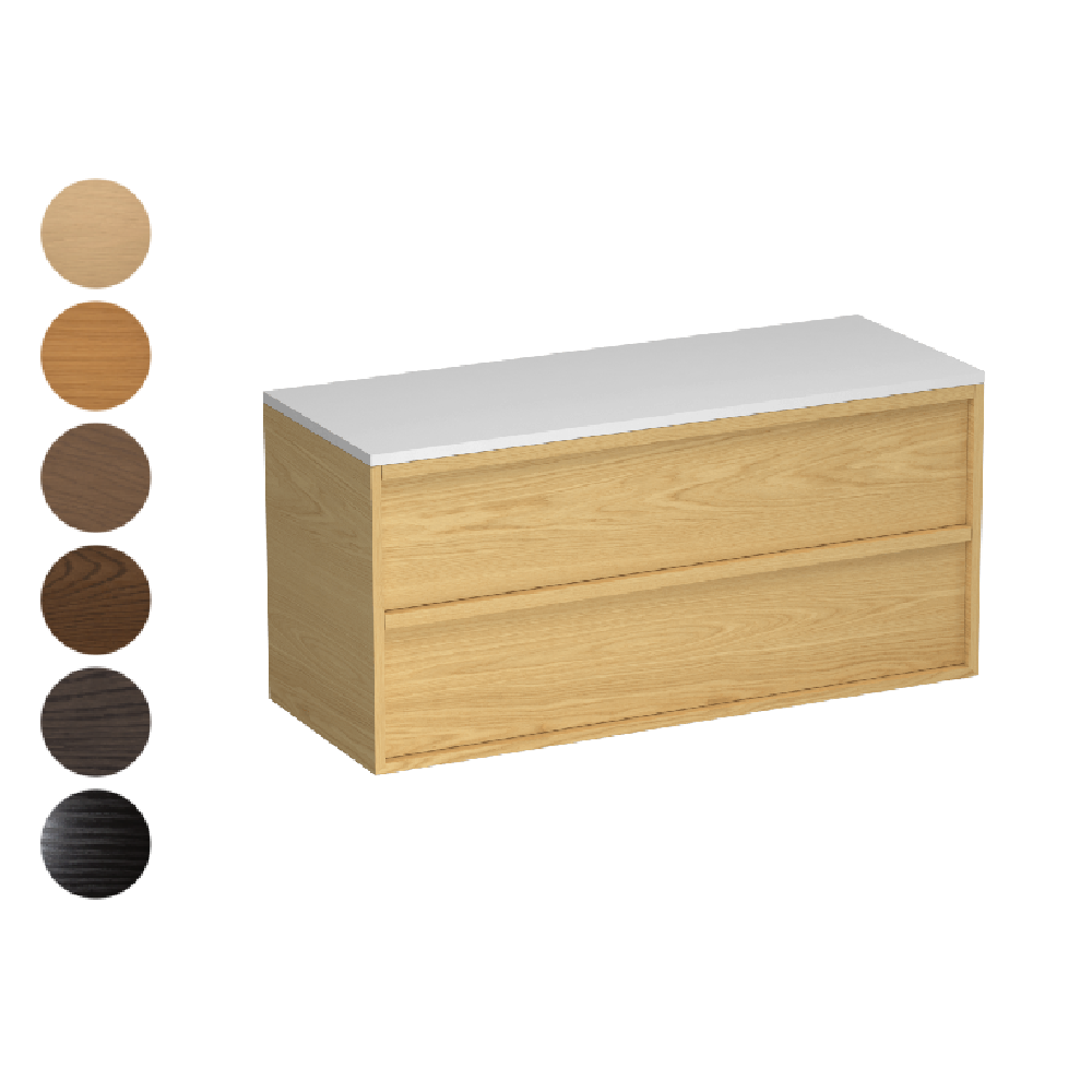 Alma Opaco 1200 2 Drawer Vanity