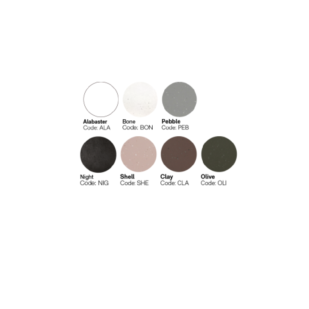 Meek Simple 380 Round Vessel Basin Pebble