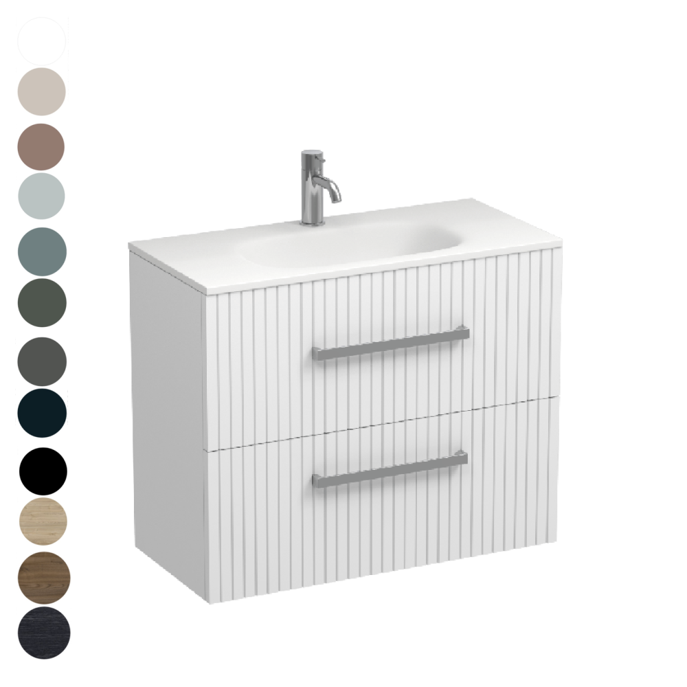 Lima Spio Slim 750 2 Drawer Vanity