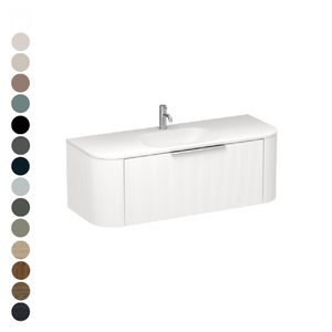 Ava Curve Spio 1200 Right Corner 1 Drawer Vanity