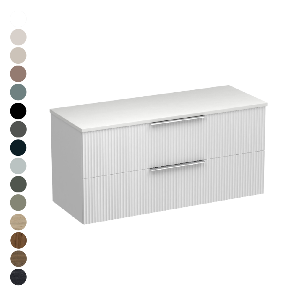 Forma Opaco 1200 2 Drawer Vanity