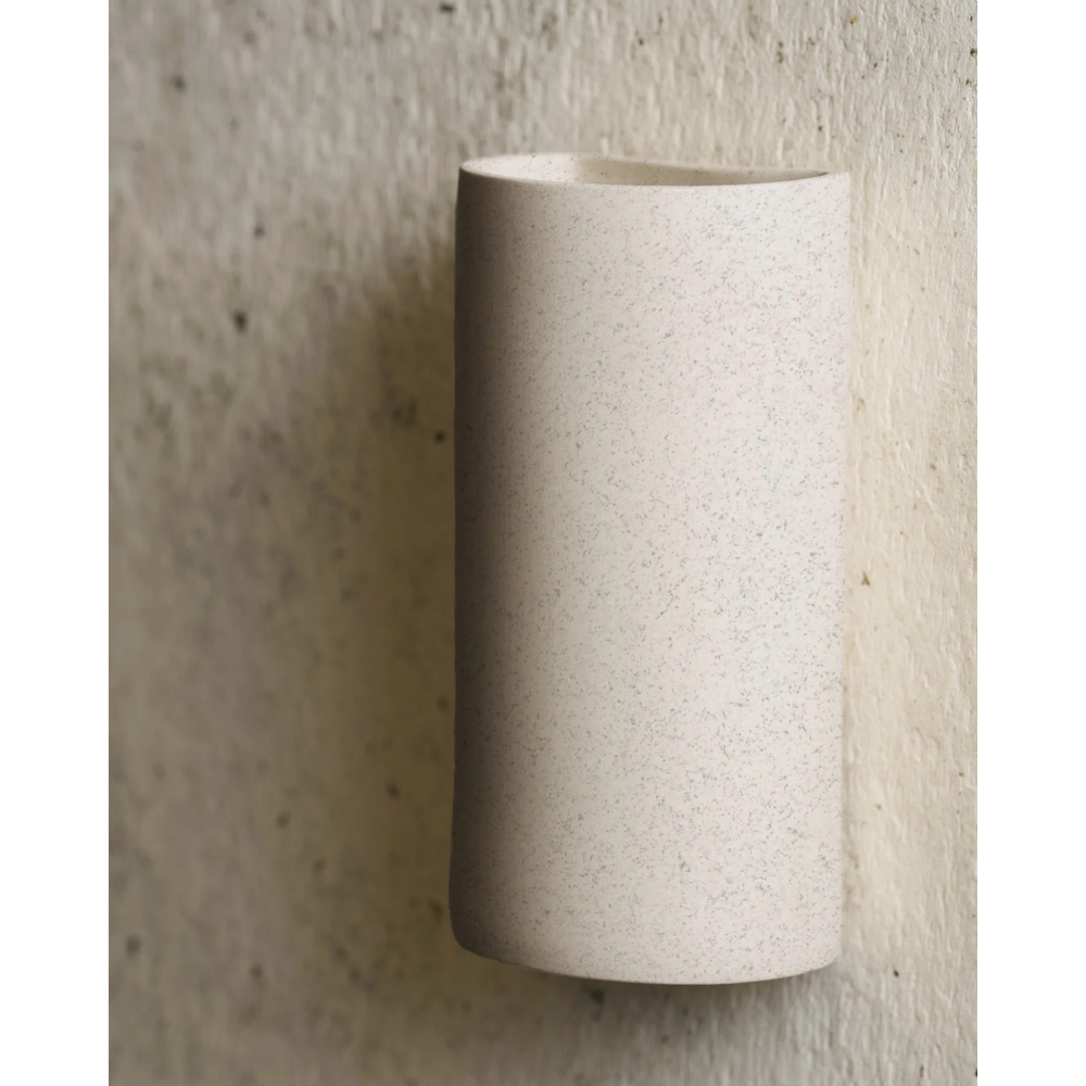 Robert Gordon Cylinder Curved Wall Light | Stone