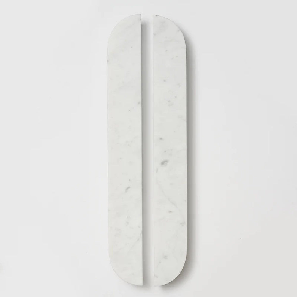 Lo&Co Dot Marble Handle Pull Large | Carrara