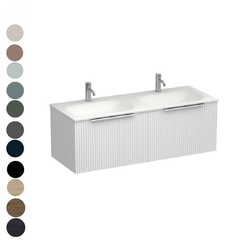 Forma Spio 1200 2 Drawer Vanity Double Basin