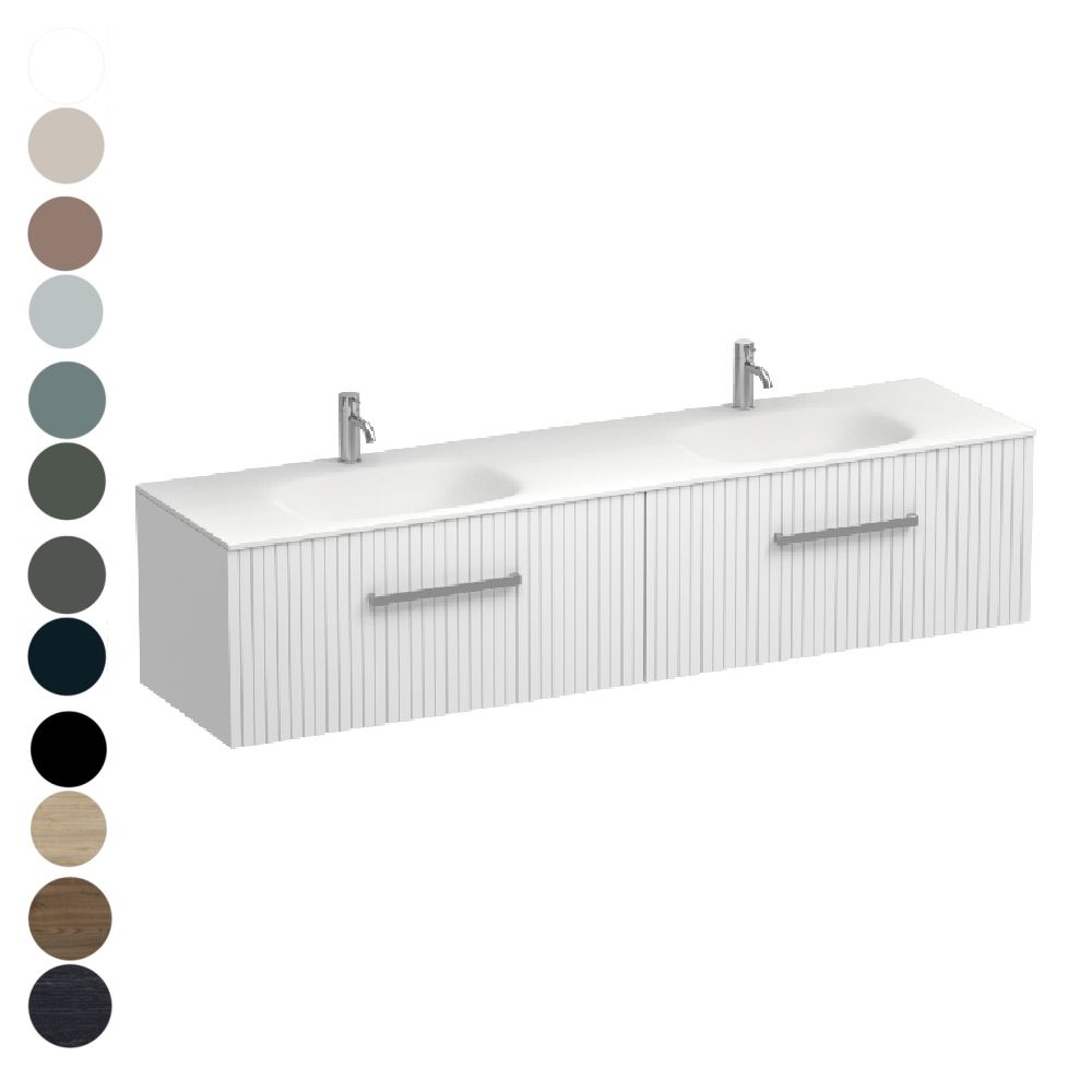 Lima Spio 1800 2 Drawer Vanity Double Basin