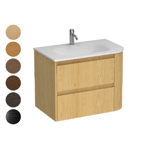 Stanza Curve Spio 750 Left Corner 2 Drawer Vanity