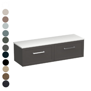 Hampton Opaco 1500 2 Drawer Vanity