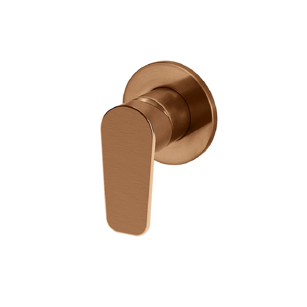 Meir Round Paddle Wall Mixer | Lustre Bronze
