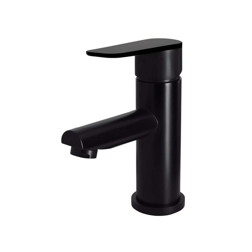 Meir Round Paddle Basin Mixer | Matte Black