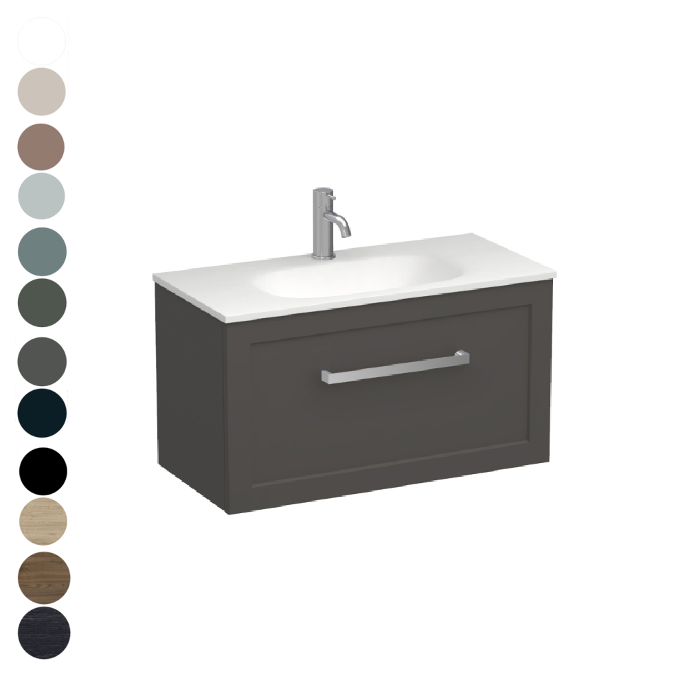 Hampton Spio Slim 750 1 Drawer Vanity