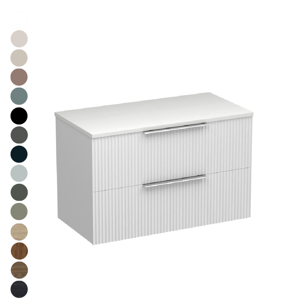 Forma Opaco 900 2 Drawer Vanity