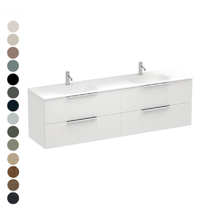 Ava Spio 1800 4 Drawer Vanity Double Basin