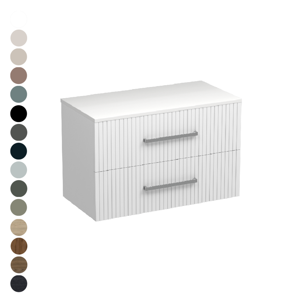 Lima Opaco 900 2 Drawer Vanity