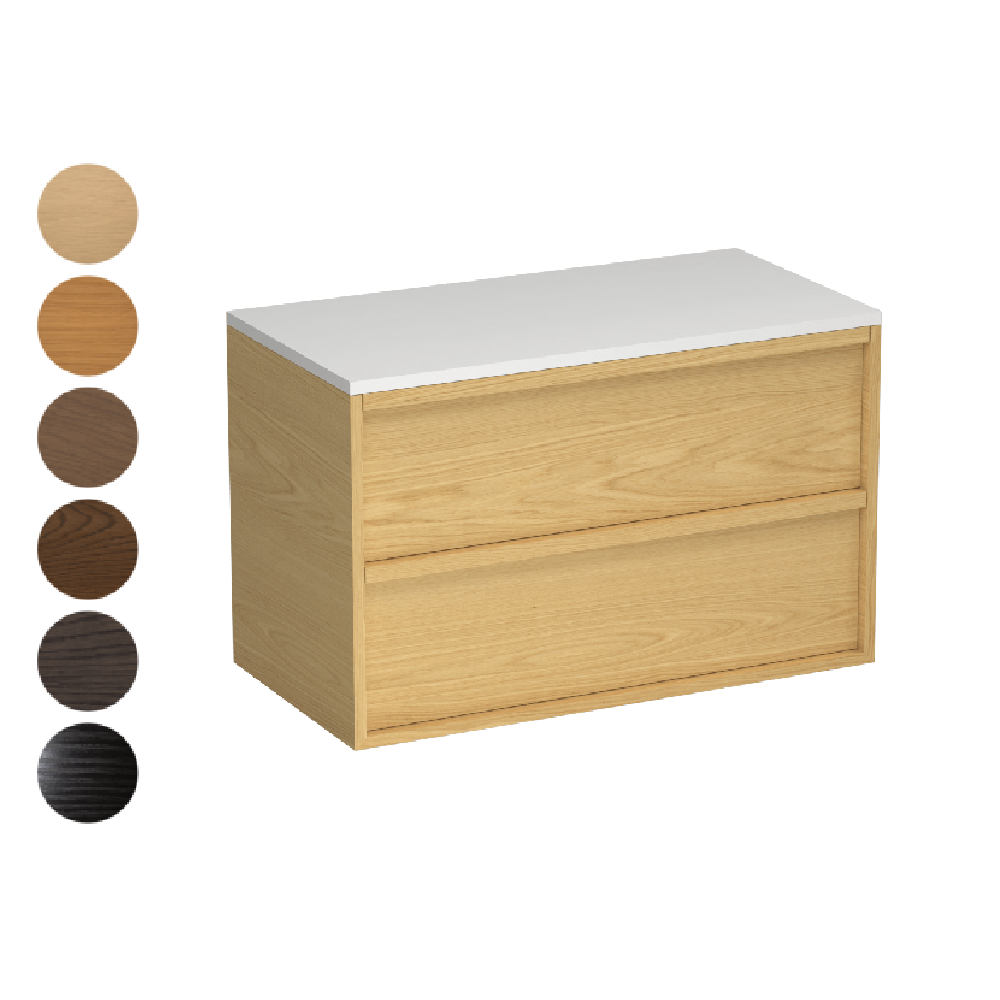 Alma Opaco 900 2 Drawer Vanity