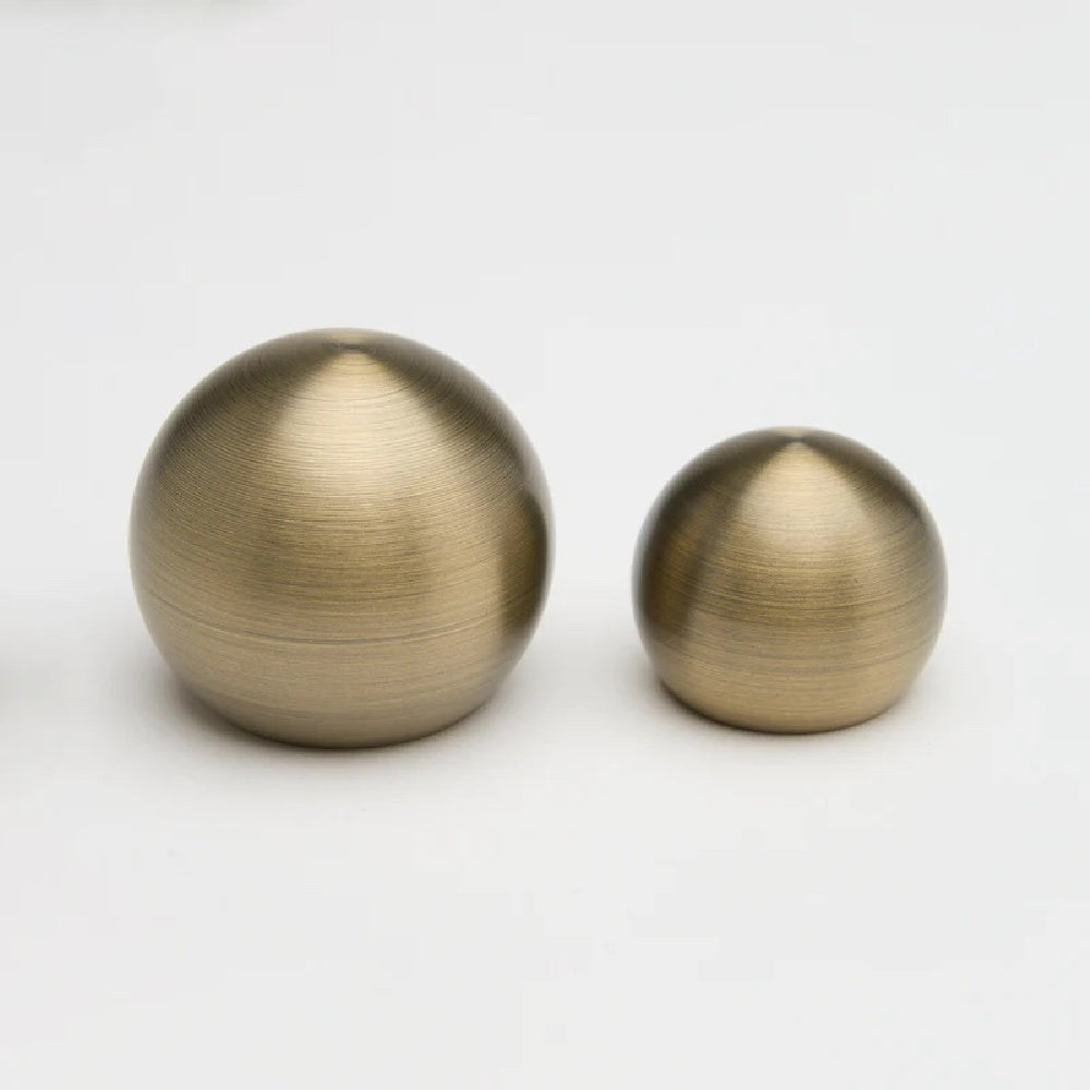 Lo&Co Sphere Knob | Aged Brass