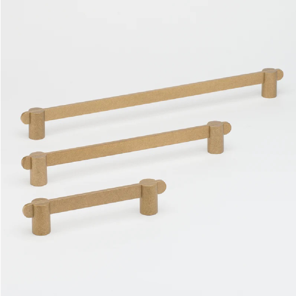 Lo&Co Intersect Pull |Tumbled Brass