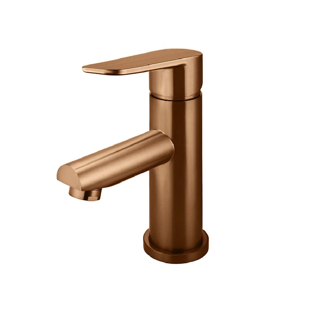 Meir Round Paddle Basin Mixer | Lustre Bronze