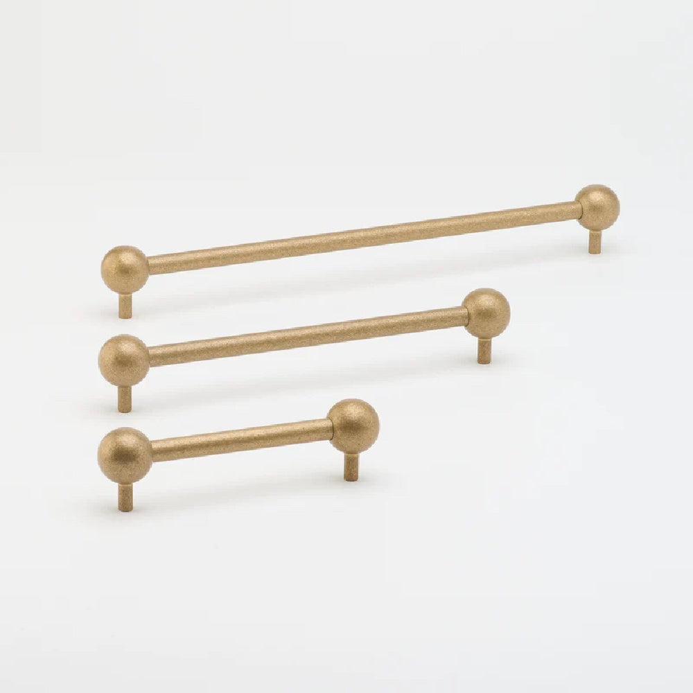 Lo&Co Sphere Pull | Tumbled Brass