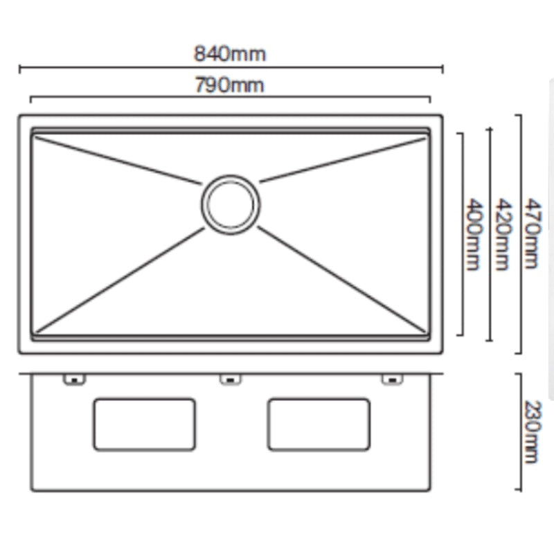 Mercer Central Workstation | CWS79.42 | 790 x 400mm