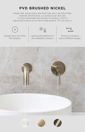 Meir Heated Vertical Towel Rail | Brushed Nickel