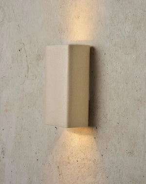Robert Gordon Square Box Wall Light  | Sand