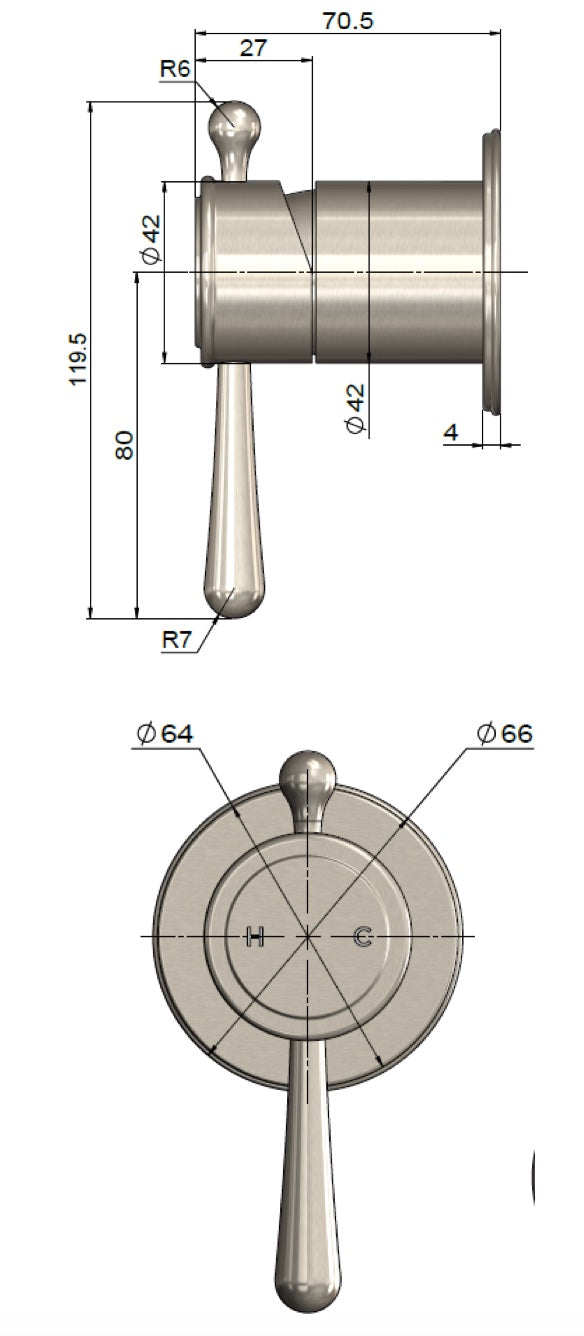 Meir Harrington Wall Mixer