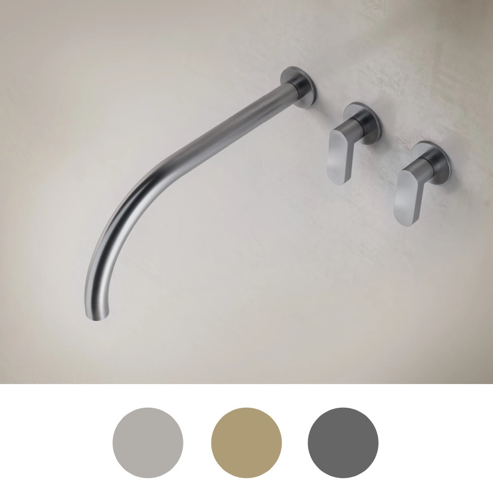 John Pawson JP Set 02 | Wall Mounted Tap Set with Spout