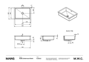 Mains Water Co. | Kubo UnderMount Basin