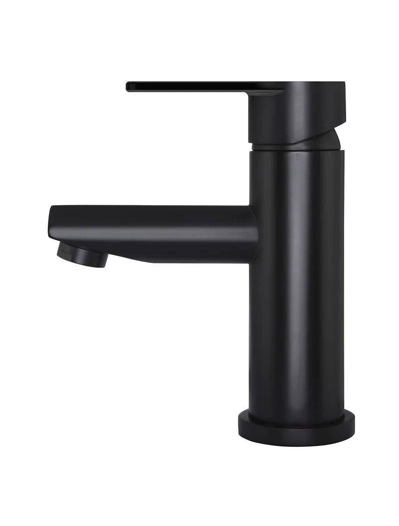 Meir Round Paddle Basin Mixer | Matte Black