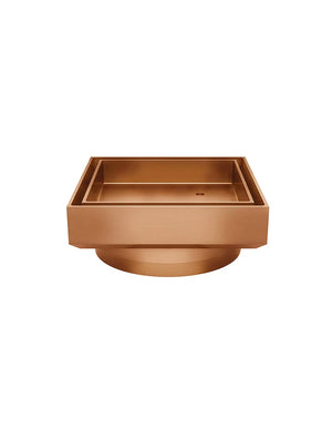 Meir Shower Waste With Tile Insert | Lustre Bronze