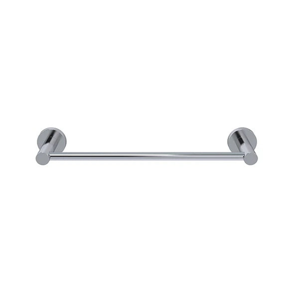Meir Round Single Towel Rail 300mm | Chrome