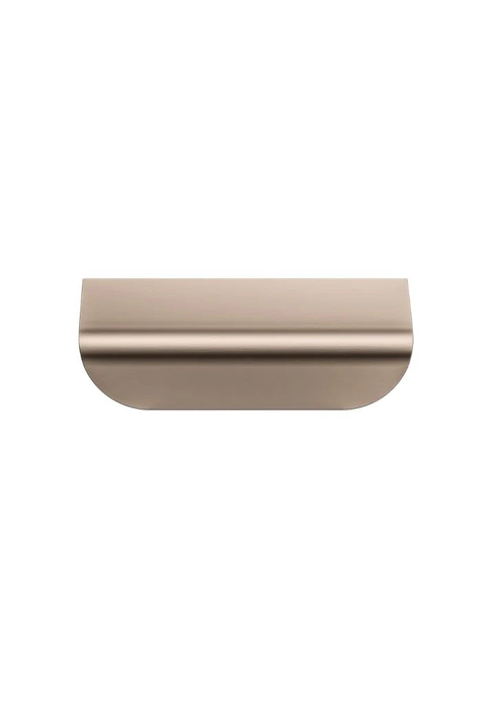 Meir Öppen Edge Pull Cabinet Handle 75mm | Champagne