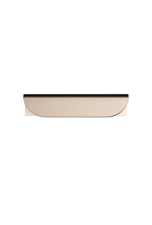 Meir Öppen Edge Pull Cabinet Handle 75mm | Champagne