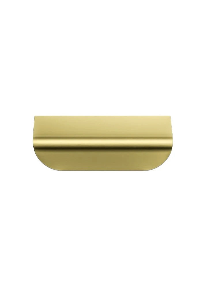 Meir Öppen Edge Pull Cabinet Handle 75mm | Tiger Bronze